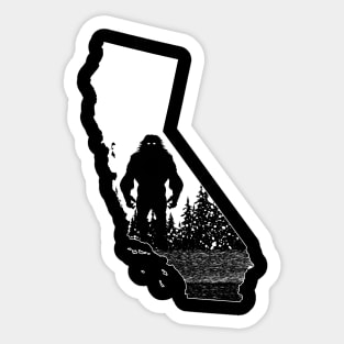 California Bigfoot Sticker